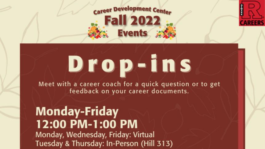 Career Development Center: Drop-Ins