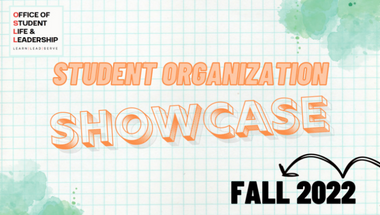student org showcase flyer
