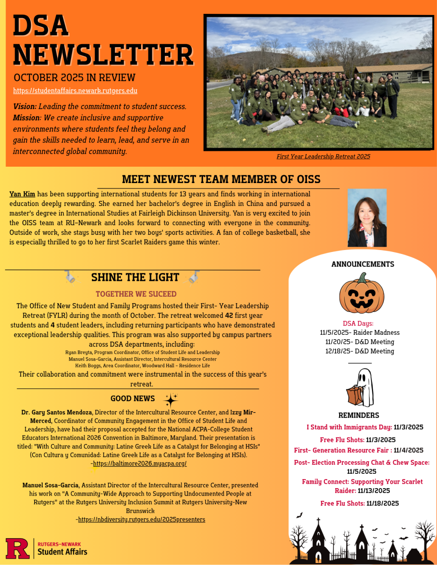 oct newsletter